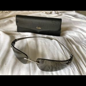 Authentic Cartier Panthere Rimless Sunglasses
